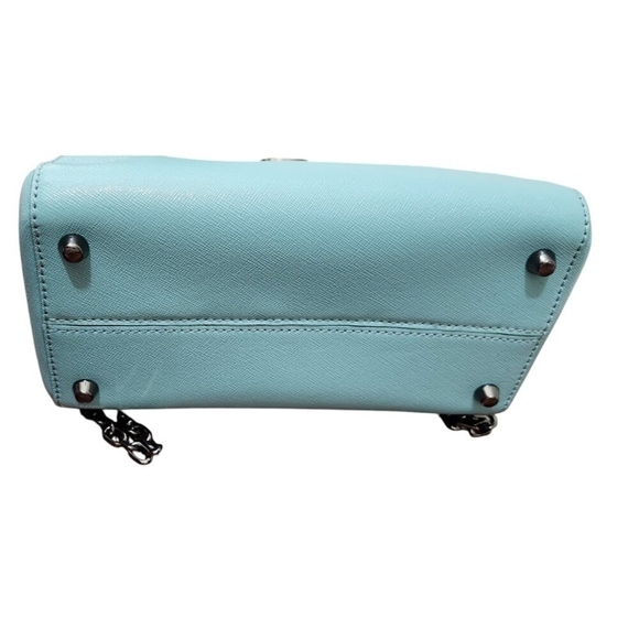 MARC JACOBS Saffiano Leather Backpack color Tiffany Blue main image 5